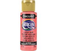 Deco Art Acrilico americana dipingere 2 once-Coral Blush/opaco
