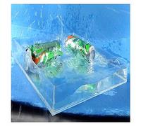 Acrílico Fotografía de Alta definición Tanque de Agua Poco Profunda Bandeja de Agua de Disparo Transparente Accesorios de Fotos suspendidos Escaparate de exhibición de Almacenamiento de fotografía de