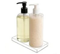 Acrílico hecho a mano para bandeja de mostrador diseñado para uso en el baño para mantener el orden entre los artículos diarios de uso frecuente (L)