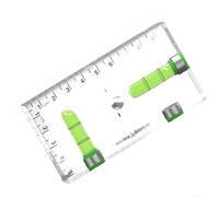 Acrílico para torpedo nivel 9,5 cm, imán fuerte horizontal vertical (normal | Para acrílico transparente, base magnética fuerte, viales horizontales verticales de 45 grados, tamaño compacto de 9,5 cm
