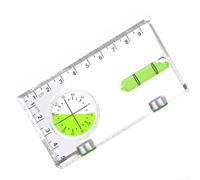 Acrílico para torpedo nivel 9,5 cm, imán fuerte horizontal vertical | Para acrílico transparente, base magnética fuerte, viales horizontales verticales de 45 grados, tamaño compacto de 9,5 cm