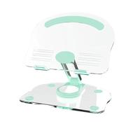 Acrílico Tablet Holder - Diseño plegable, Base Rotatable, Construcción Sturdy, Soporte multipropósito | for Desktop Electronic Reader Tablets Kitchen Office Study Workstation Bedside Table Use Home