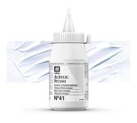 ACRILICO VALLEJO STUDIO COLOR Nº 41 - 500 ML. Blanco Titanio Anatase