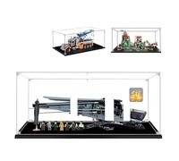 Acrílico Vitrina Expositora 65x25x30 para Lego Modelo Remolque Resistente 42128 10327 42157 10497 75315,3mm Grande Transparente Caja de Exhibición