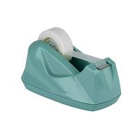 Acrimet Premium Dispensador de Cinta de Escritorio, Portarrollos de Sobremesa, Plástico, Base Antideslizante (Servicio Pesado) (Color Verde Claro)