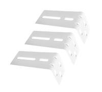 ACRIMO Juego de 3 Soportes para Instalación en Pared del Kit Riel de Cortina Motorizado Acrimo