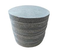 Acristalamiento grano 80 100 hojas abrasivas blancas revestidas flocadas | 12,2 cm Cristal Grueso Madera y Metal Cartón Yeso Carrocería Coche Muebles Adhesivos DIY Reparación Restauración