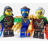 ACRONIX KRUX TWINS + NINJAGO LEGO NINJA JAY MINIFIGURES