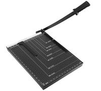 ACROPAQ - Guillotina de Papel, Base de Metal, Capacidad de Corte de 8 Hojas, Taglia Fino a 460 mm, Formato di Confronto - Cortador de Papel Para A3 y A4, Cizalla Papel