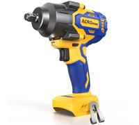 ACROPOW Llave de impacto inalámbrica compatible con batería DEWALT 20 V MAX, 1/2 pulgada, 900 N.m, 3 modos de velocidad, luz LED