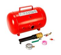 ACROSSPART Bomba de inflado profesional de neumáticos de 20 l, inflador de neumáticos con un tanque baromete, bomba de inflado de neumáticos para tweeter, aire, tren, camión, caravana