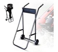 ACROSSPART Carro de transporte de motor fueraborda para motor fueraborda, carro de transporte fuera de borda, motor de barco con ruedas sólidas, hasta 70 kg