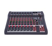 ACROSSPART Mezclador de audio de 8 canales con USB Bluetooth Dj para karaoke digital mezclador de audio profesional mezclador mezclador portátil mini mezclador de audio