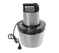 ACROSSPART Picadora eléctrica de 6,5 L, 1500 W, multifunción, con 3 velocidades y cuchillas de acero inoxidable, para carne, frutas, verduras