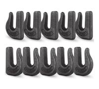 Acrux7 Paquete de 10 ganchos de soldadura G70 de 3/8 pulgadas, 6600 libras, gancho de soldadura forjado resistente para tractores, camiones, remolques