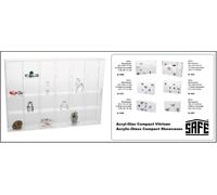 Acryl-Sammelvitrinen-Klein-Vitrine-24x-56x56x42mm-SAFE-5259-Compact-350x240x45mm