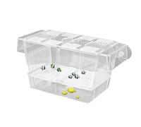 Acrylic Aquarium Breeder Box - Transparente Aislamiento Incubator Tank, Sizes Small Medium Large, Handles, Escala Plana, Fry Nursery For Fish | Hatchery Container For Betta Guppy Shrimp Mater