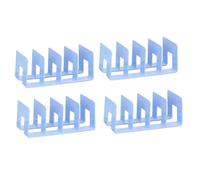 Acrylic Book Shelf Organizer Decorative Bookcase Bookend Stand