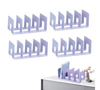 Acrylic Bookends - Clear Scrapbook Paper Storage | Estante De Almacenamiento De Libros | Acrylics Desktop Acrylics Sorter Bookend Adecuado Para Oficina Oficina Organización Archivo Archivo Display