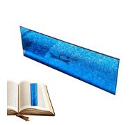 Acrylic Bookmark Set - 13.5×4.5cm Transparent Reading Marker, Lightweight Book Page Holder | Cute Bookmarks for Women Men Kids Students Teachers, Decorative Book Accessories for Journals Novels Diarie