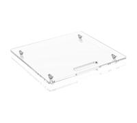 Acrylic Coffee Maker Sliding Tray | Clear Acrylic, 14in X 13in, 4 Rubber Wheels | Movable Kitchen Appliance Caddy For Countertop, Stand Mixer, Tostadora, Heavy Duty