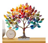 Acrylic Desk Tree - Beautiful Aesthetic Room Decor, 10.24x3.15x9.84 inches Decorative Figurines for Modern Home Furnishing, Delicate Ornament for Home Offices Yoga Studio Living Room Bedroom Display