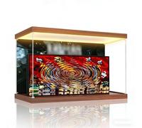Acrylic Display Box, compatible con Lego 76271 Batm*n: The Animated Series Gotham City Model, Organizer, Clear Box for 76271 (Box Only) (Tri-Color Lightbox A)