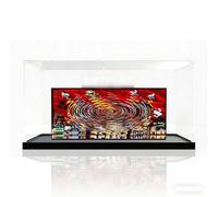 Acrylic Display Box, compatible con Lego 76271 Batm*n: The Animated Series Gotham City Model, Organizer, Clear Box for 76271 (Box Only) (Black)