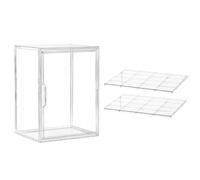 Acrylic Display Case - Clear Storage Container, Airtight Bread Storage Box, Transparent Countertop Display Organizer for Loaf Sandwich Toast Bagel Roll Banana Butter Pantry Fridge Kitchen Fresh