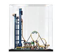 Acrylic Display Case Compatible con Lego 10303 Roller Coaster Model Protection Dustproof Transparente Compatible con Lego (Display Case Only) (Transparente)