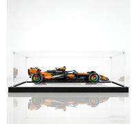 Acrylic Display Case for Lego 42228 McLaren MCL39 F1 Race Car Building Set, transparente, resistente al agua, compatible con Lego 42228 (Display Case Only) (Mirrored)