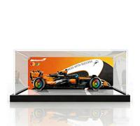 Acrylic Display Case for Lego 42228 McLaren MCL39 F1 Race Car Building Set, transparente, resistente al agua, compatible con Lego 42228 (Display Case Only) (Background C)