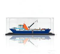 Acrylic Display Case for Lego 60368 Polar Giant Exploration Ship Building Set transparente Dustproof Box Display Case Display Box Compatible con Lego 60368 (no modle) (transparente)