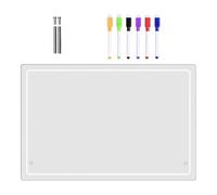 Acrylic Dry Erase Board, Erasable Tabletop Notepad, Multipurpose Desk Whiteboard, 11.81x7.87 Inches, Design, Perfect for Home, School Use, Erase Board