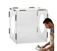 Acrylic Dust Box | Grinding Dust Box | Transparent Dust Scattering Boxes | Maximum Durability and Optimal Airflow - Ideal for Workshops, Metalworking and Industrial Applications