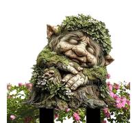 Acrylic Garden Stakes,Whimsical Tree Man Earth Goddess Statue Stakes - Outdoor Accessories, Ground Insert, 2D Acrylic Flower Pot Decoration for Yard Lawn Patio