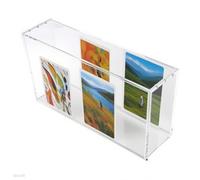 Acrylic Magnetic Card Storage Case - Transparent Sports Cards Display Box with Secure Closure, Durable Deck Organizer for Collectors, Travel, Daily Sorting, Holiday Gifting, and Trading