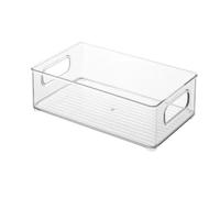 Acrylic Makeup Organizer | Transparent Desktop Storage Box for Face Masks/Skincare/Cosmetics | Clear Display Container with Sturdy & - Impermeable Design