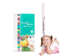 Acrylic Markers Pens Set - drawing pens, pigment tips | multi- acrylic paint markers, vibrant ink supplies, portable painting tools for creative artwork on wood, fabric, rock, glass