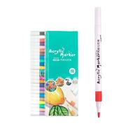 Acrylic Markers Pens Set - drawing pens, pigment tips | multi- acrylic paint markers, vibrant ink supplies, portable painting tools for creative artwork on wood, fabric, rock, glass
