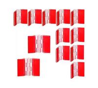 Acrylic Mini Hinge, 12 Pcs Transparent Plastic Self-Adhesive Folding Hinge Tools
