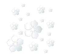 Acrylic Mirror Wall Stickers - Flowers Diy 3d Flower Shape Decorative Self
