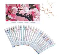 Acrylic Paint Gel Pens Doodle Drawing - Markers, Coloring Supplies Tool Set