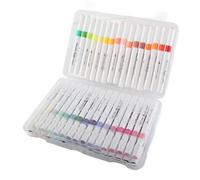 Acrylic Paint Markers, Round Water Based Paint Pens with Strong Coverage Multi Color Markers for Rock Ceramic Glass Canvas Wood Plastic Surfaces (48 Colors)