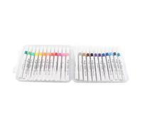 Acrylic Paint Markers, Round Water Based Paint Pens with Strong Coverage Multi Color Markers for Rock Ceramic Glass Canvas Wood Plastic Surfaces (24 Colors)