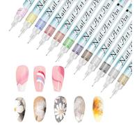 Acrylic Paint Pens 12 Colour Marker Set Outline Drawing Pen