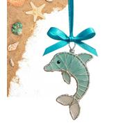 Acrylic Pendant - Funny Hangable Whale Charm | Marine Animal Flat Acrylic Pendant For Friends, Neighbors, Beach Lovers, Housewarming, Birthday and Home Decor In Living Room Or Bedroom