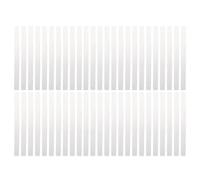 Acrylic Plant Tags | 50pcs Outdoor Garden Labels | Pot Clear Blank Ground Identifier Tag Acrylic Outdoor Label Markers Garden LabelsIdentification Label
