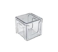Acrylic Pool Cue Chalk Holder - Clear Cube Storage Organizer, Durablee Billiards Table Accessory | For Management Practice Competition Daily Uses, Pool Chalk Box, Cue Accessory, Table Organizer