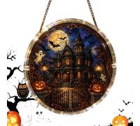 Acrylic Puzzle Suncatcher Halloween Ghost Window Decoration